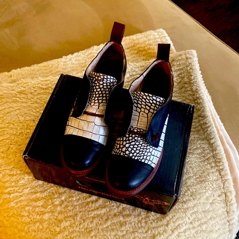 FREEBIRD MABLE BLACK/WHITE CROC